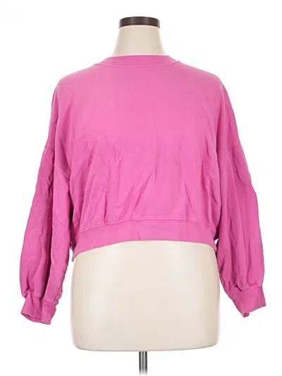 Pre-owned Old Navy Sweatshirt In Pink