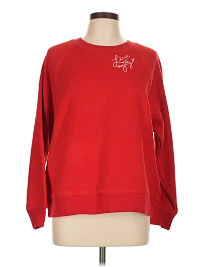 Pre-owned Old Navy Sweatshirt In Red
