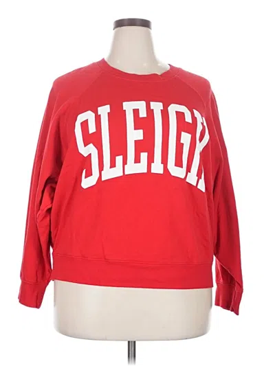 Pre-owned Old Navy Sweatshirt In Red