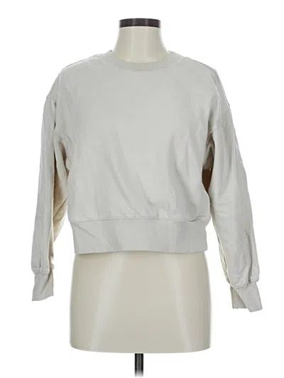 Pre-owned Old Navy Sweatshirt In Silver