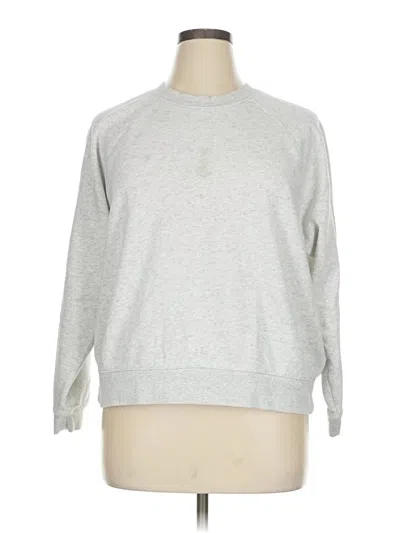 Pre-owned Old Navy Sweatshirt In Silver