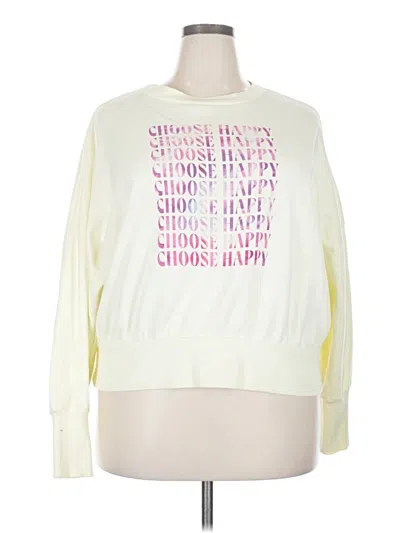 Pre-owned Old Navy Sweatshirt In White