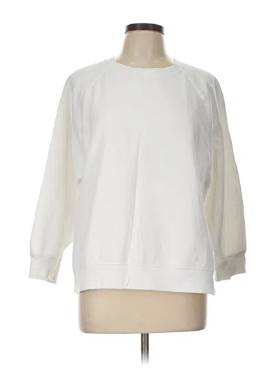 Pre-owned Old Navy Sweatshirt In White