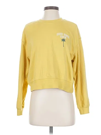 Pre-owned Old Navy Sweatshirt In Yellow