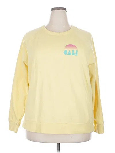 Pre-owned Old Navy Sweatshirt In Yellow