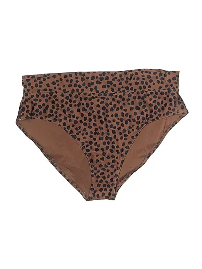 Pre-owned Old Navy Swimsuit Bottoms In Brown