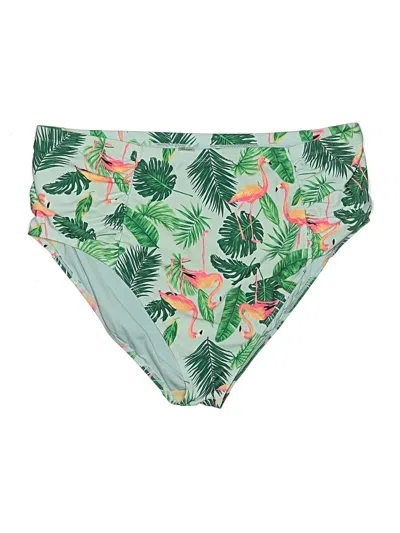Pre-owned Old Navy Swimsuit Bottoms In Green