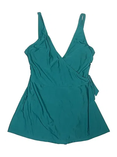 Pre-owned Old Navy Swimsuit Cover Up In Teal