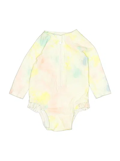 Pre-owned Old Navy Babies' Swimsuit Cover Up In Yellow