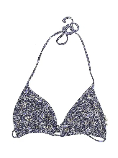 Pre-owned Old Navy Swimsuit Top Blue Paisley Pattern Swimwear