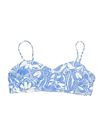 Pre-owned Old Navy Swimsuit Top Blue Print Pattern Swimwear