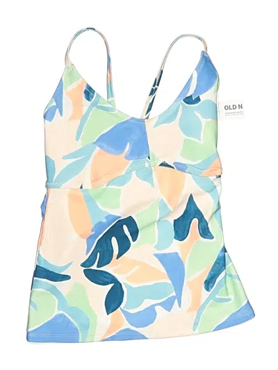 Pre-owned Old Navy Swimsuit Top Blue Print Pattern Swimwear
