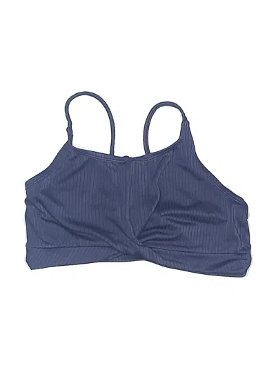 Pre-owned Old Navy Swimsuit Top Blue Swimwear