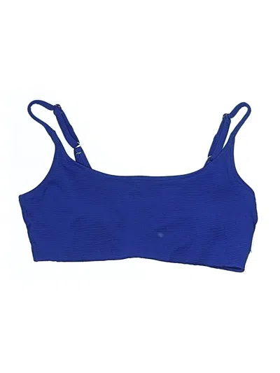 Pre-owned Old Navy Swimsuit Top Blue Swimwear