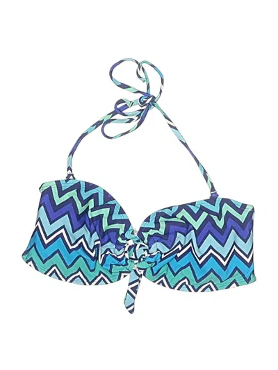 Pre-owned Old Navy Swimsuit Top Blue Swimwear