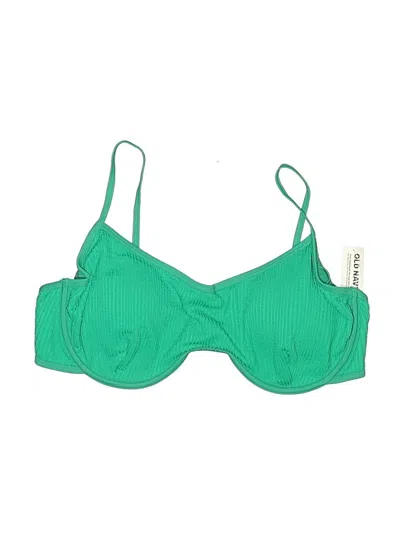 Pre-owned Old Navy Swimsuit Top Green Swimwear