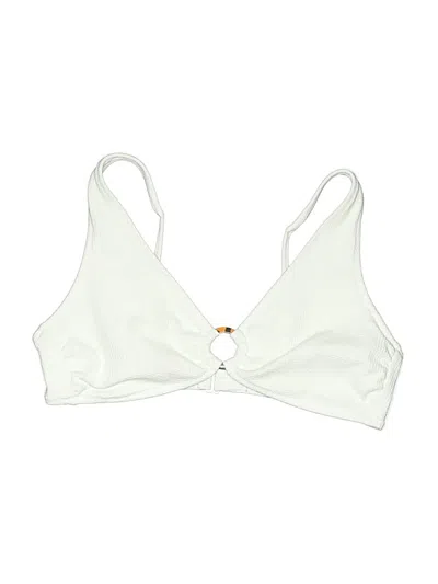 Pre-owned Old Navy Swimsuit Top Ivory Swimwear In White