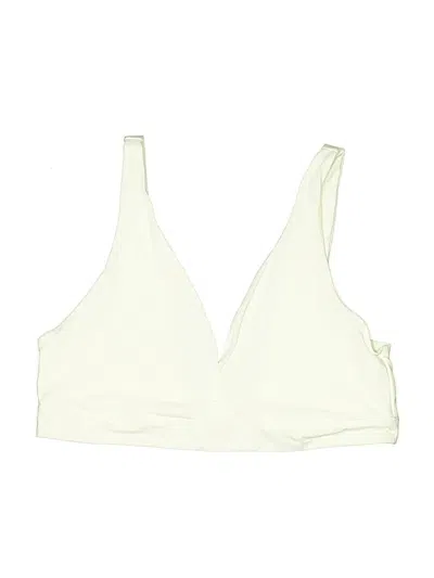 Pre-owned Old Navy Swimsuit Top Ivory Swimwear In White