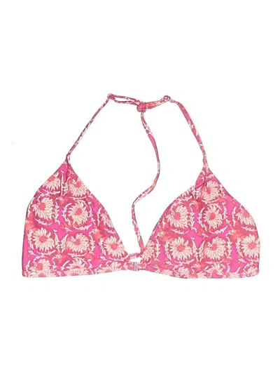 Pre-owned Old Navy Swimsuit Top Pink Paisley Pattern Swimwear