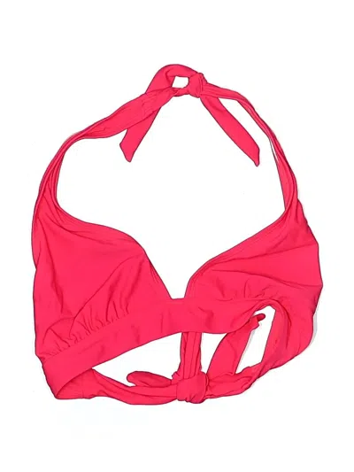 Pre-owned Old Navy Swimsuit Top Pink Solid Pattern Swimwear