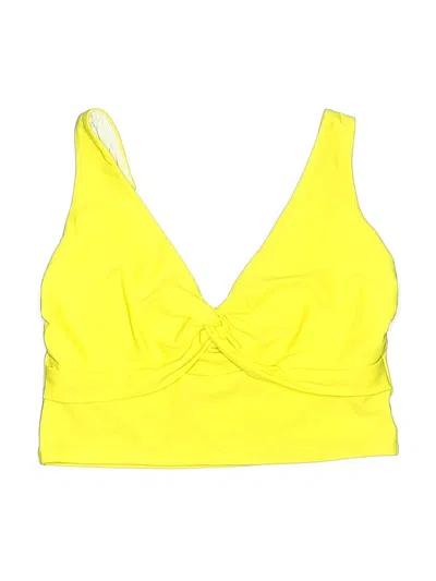 Pre-owned Old Navy Swimsuit Top Yellow Swimwear