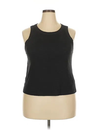 Pre-owned Old Navy Tank Top Black Halter Neckline Tops