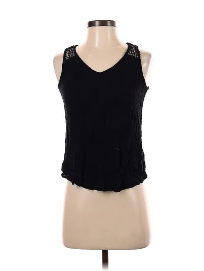 Pre-owned Old Navy Tank Top Black Halter Neckline Tops