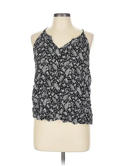 Pre-owned Old Navy Tank Top Black Halter Neckline Tops
