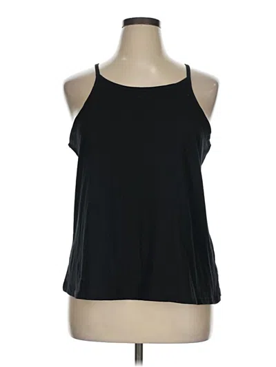 Pre-owned Old Navy Tank Top Black Halter Neckline Tops