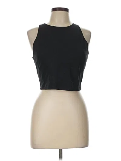 Pre-owned Old Navy Tank Top Black Halter Neckline Tops