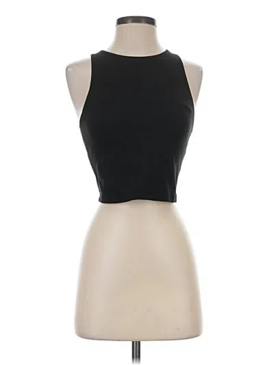 Pre-owned Old Navy Tank Top Black Halter Neckline Tops