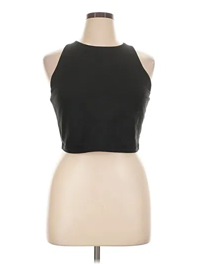 Pre-owned Old Navy Tank Top Black Halter Neckline Tops