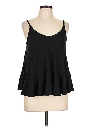 Pre-owned Old Navy Tank Top Black Halter Neckline Tops