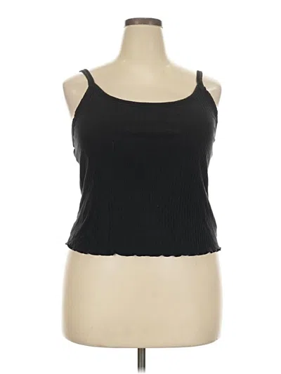 Pre-owned Old Navy Tank Top Black Strapless Neckline Tops