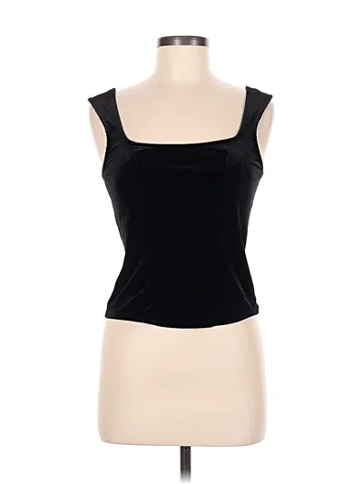 Pre-owned Old Navy Tank Top Black Strapless Neckline Tops