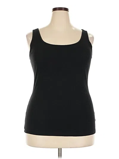 Pre-owned Old Navy Tank Top Black Strapless Neckline Tops