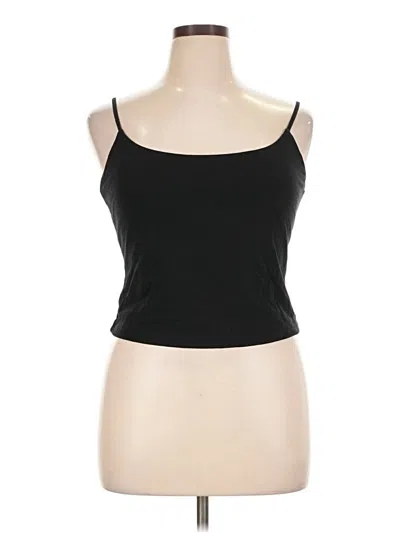 Pre-owned Old Navy Tank Top Black Strapless Neckline Tops