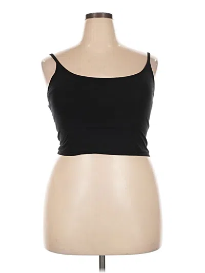 Pre-owned Old Navy Tank Top Black Strapless Neckline Tops