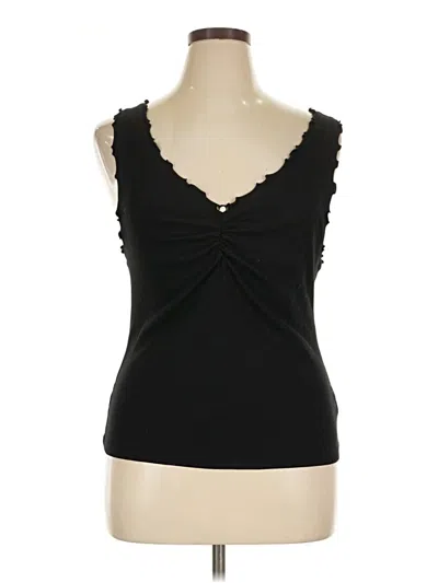 Pre-owned Old Navy Tank Top Black Sweetheart Neckline Tops