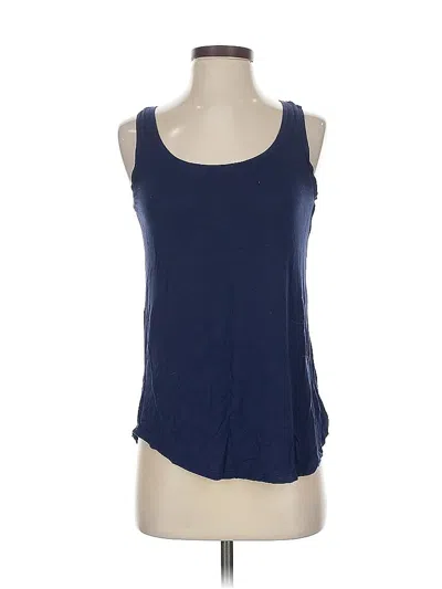 Pre-owned Old Navy Tank Top Blue Halter Neckline Tops