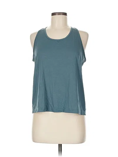 Pre-owned Old Navy Tank Top Blue Halter Neckline Tops