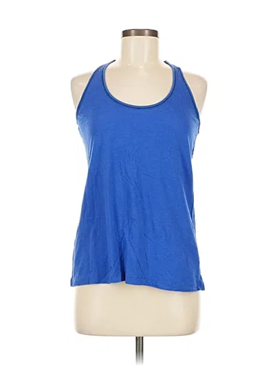 Pre-owned Old Navy Tank Top Blue Halter Neckline Tops