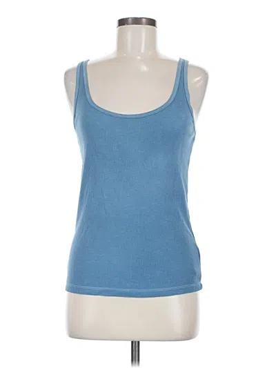 Pre-owned Old Navy Tank Top Blue Halter Neckline Tops