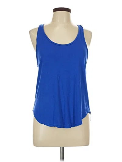 Pre-owned Old Navy Tank Top Blue Halter Neckline Tops