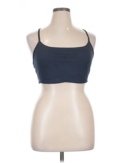 Pre-owned Old Navy Tank Top Blue Halter Neckline Tops
