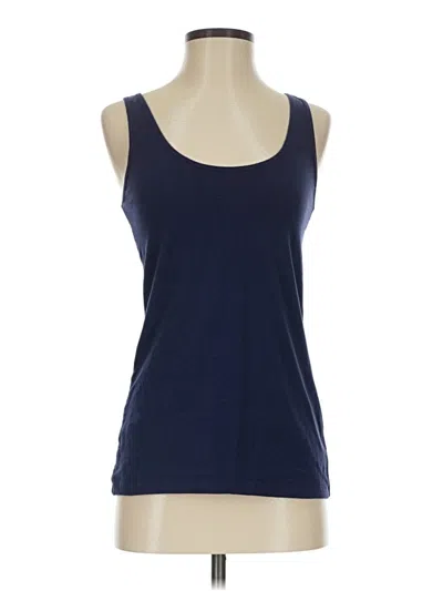 Pre-owned Old Navy Tank Top Blue Halter Neckline Tops