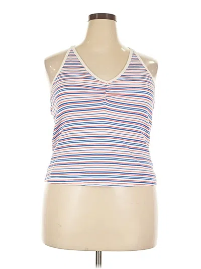 Pre-owned Old Navy Tank Top Blue Halter Neckline Tops
