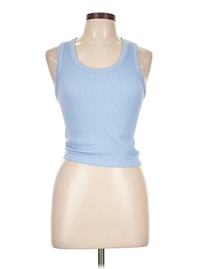 Pre-owned Old Navy Tank Top Blue Halter Neckline Tops