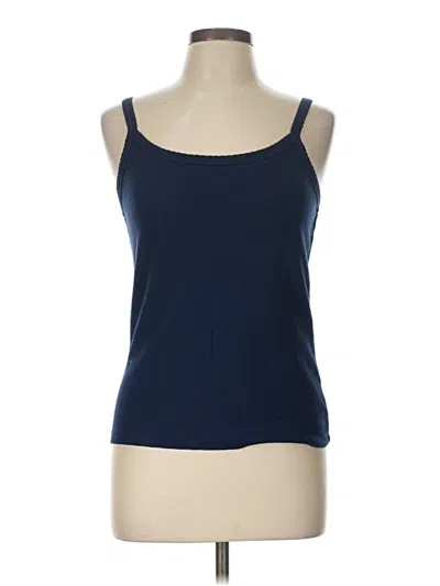 Pre-owned Old Navy Tank Top Blue Halter Neckline Tops