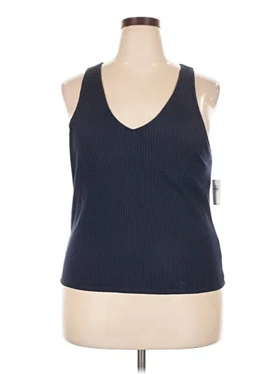 Old Navy Tank Top Blue Halter Neckline Tops